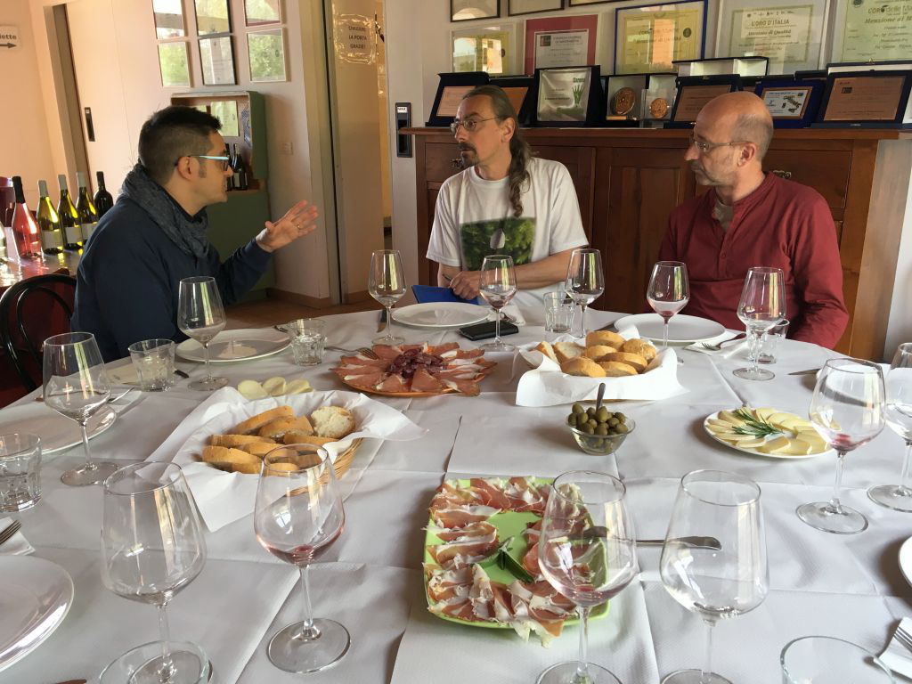 Conventino di Monteciccardo, Weinverkostung