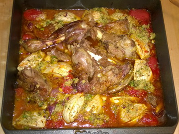 Lammbraten mit Fenchel