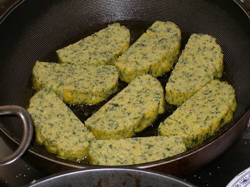 Spinat-Käse-Polenta